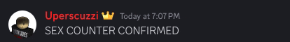a screenshot of a message from uperscuzzi