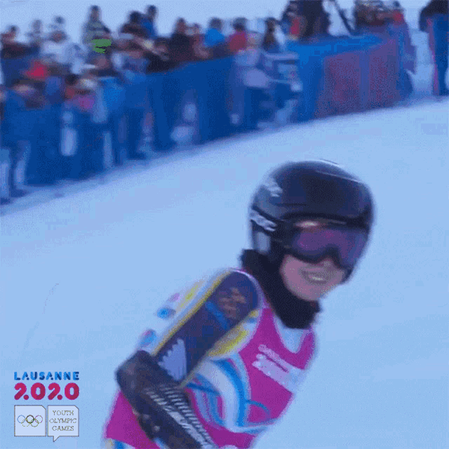 Smile Youth Olympic Games GIF - Smile Youth Olympic Games Alpine Skiing GIFs