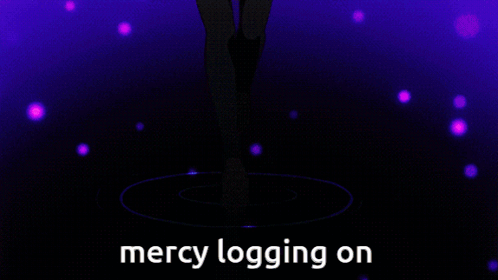 Mercy Logging On GIF - Mercy Logging On Homura GIFs