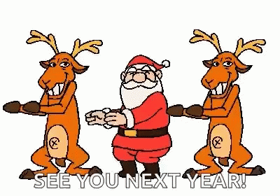 Merry Christmas See You Next Year GIF - Merry Christmas See You Next Year Santa Claus GIFs