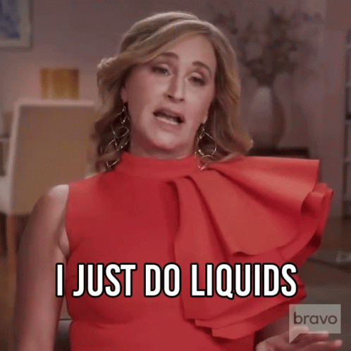 I Just Do Liquids Real Housewives Of New York GIF - I Just Do Liquids Real Housewives Of New York Rhony GIFs