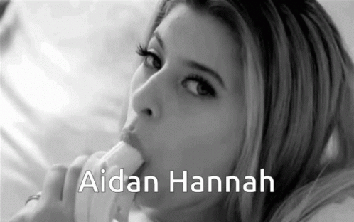 Banana Tease GIF - Banana Tease Aidan Hannah GIFs