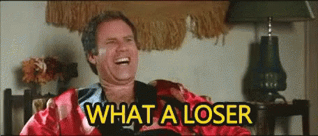Will Ferrell What A Loser GIF - Will Ferrell What A Loser Wedding Crashers GIFs