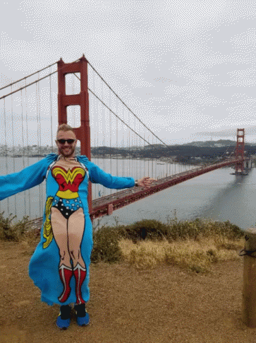 Golden Gate Wonder Woman GIF