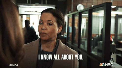 I Know All About You Traci Wolfe GIF - I Know All About You Traci Wolfe Law & Order Special Victims Unit GIFs