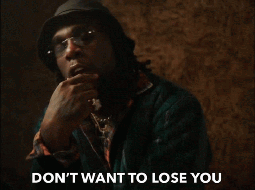 Dont Want To Lose You Making A Point GIF