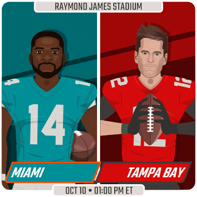 miami and tampa bay are playing at raymond james stadium on october 10th