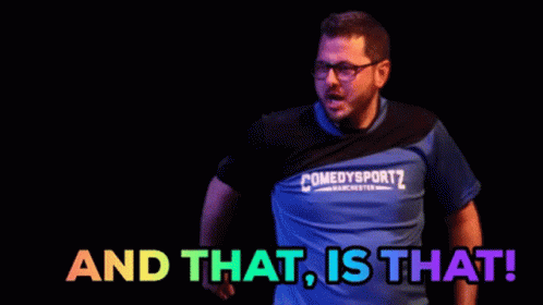 Comedysportz Funny GIF - Comedysportz Funny That Is That GIFs