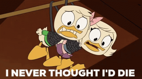 Ducktales Ducktales2017 GIF - Ducktales Ducktales2017 I Never Thought Id Die Over A Put Of Spikes GIFs