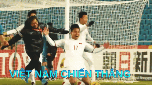 U23 Vietnam An Mung Ban Thang GIF - U23việt Nam Việt Nam Chiến Thắng Chiến Thắng GIFs
