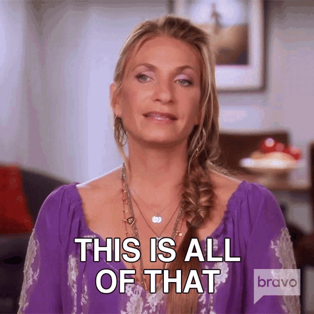 This Is All Of That Real Housewives Of New York GIF - This Is All Of That Real Housewives Of New York This Is Everything GIFs