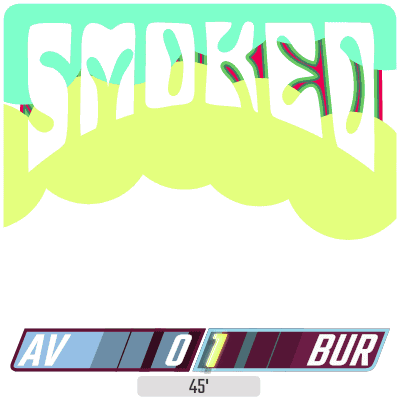 an advertisement for smoked av 01 bur with a purple background