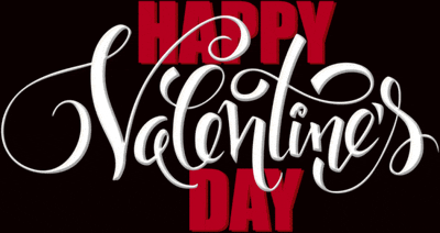 a black background with the words happy valentine 's day in red letters