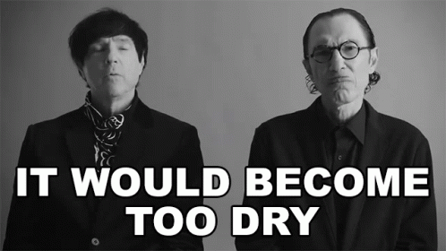 It Would Become Too Dry Russel Mael GIF - It Would Become Too Dry Russel Mael Ron Mael GIFs