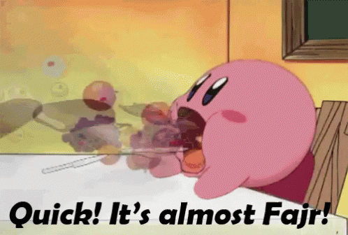Fajr GIF - Ramadan Kirby Gif For Ramadan GIFs