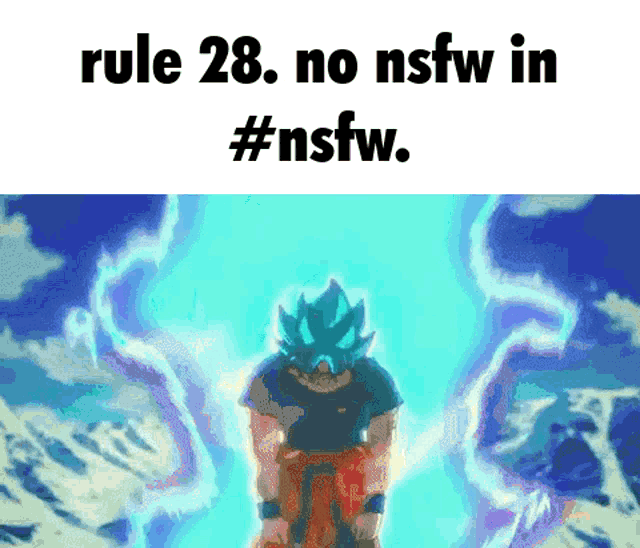 Rule Rule28 GIF - Rule Rule28 Goku Rule GIFs