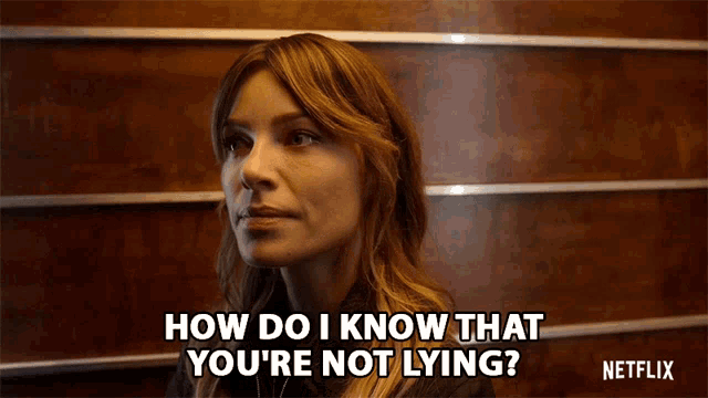 How Do I Know That Youre Not Lying Chloe Decker GIF