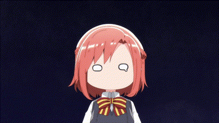 a girl with red hair is wearing a school uniform and a bow tie