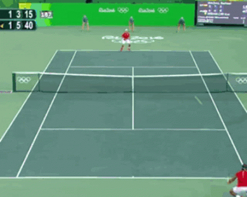Kei Nishikori Tennis GIF - Kei Nishikori Tennis Olympics GIFs
