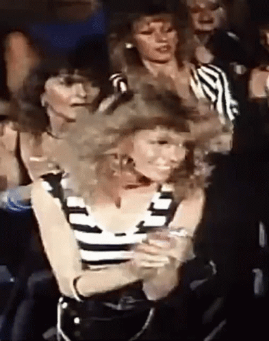 80s Fashion Clap To The Beat GIF - 80s Fashion Clap To The Beat 80s Girls GIFs