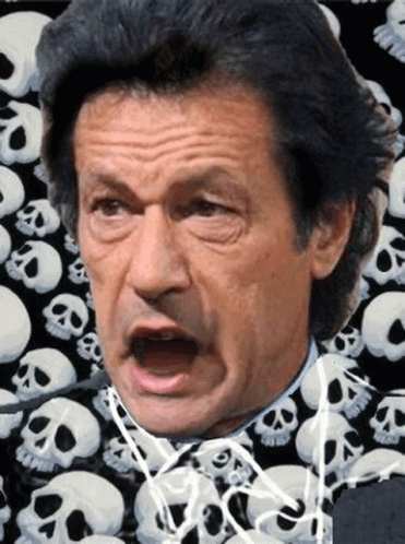 Imran Khan Prime Minister GIF - Imran Khan Prime Minister Skull GIFs