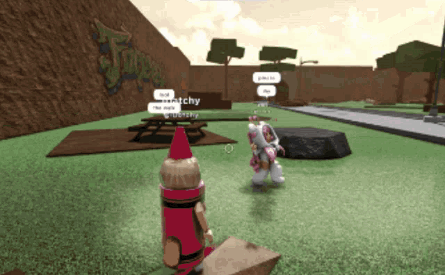 a screenshot of a video game with the name witchy on the top left