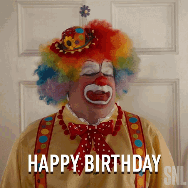 Happy Birthday Bobby Moynihan GIF - Happy Birthday Bobby Moynihan Dodo The Clown GIFs