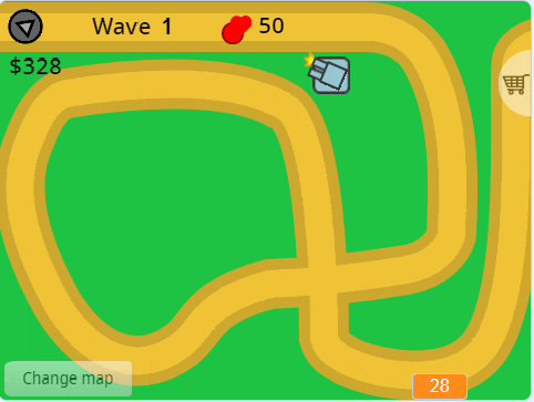 a cartoon drawing of a road that says wave 1 on the top