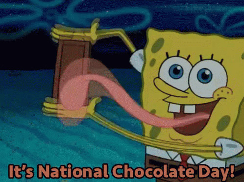 National Chocolate Day GIF - National Chocolate Day Spongebob Chocolateday GIFs