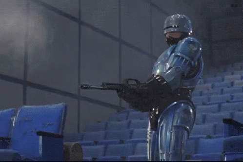 Robocop GIF - Robocop Gun Shots Firing GIFs