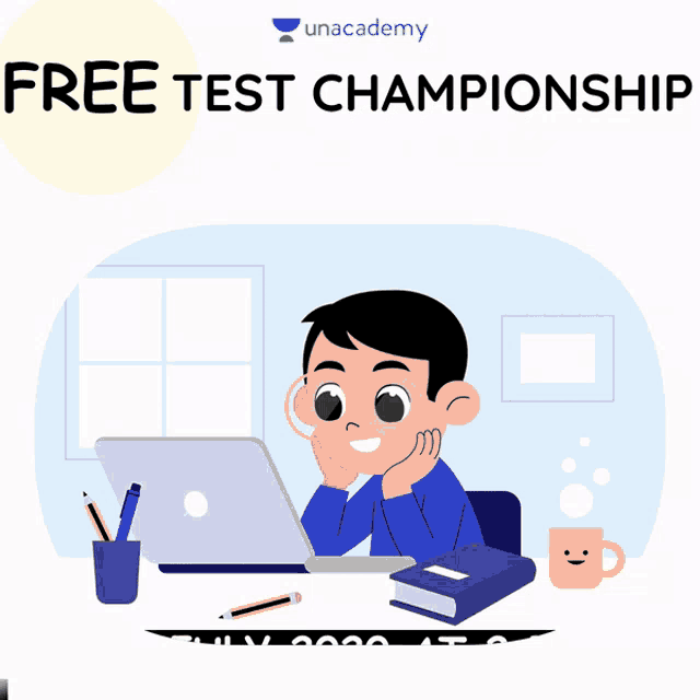 a poster that says free test championship for ldc exam