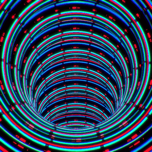 Blue Spiral GIF