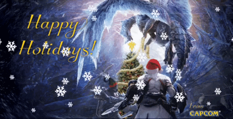 Monster Hunter Merry Christmas GIF - Monster Hunter Merry Christmas Happy Holidays GIFs