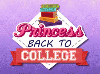 Princess College Glitter GIF
