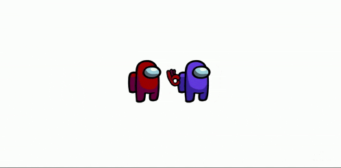 a cartoon of a purple among us character