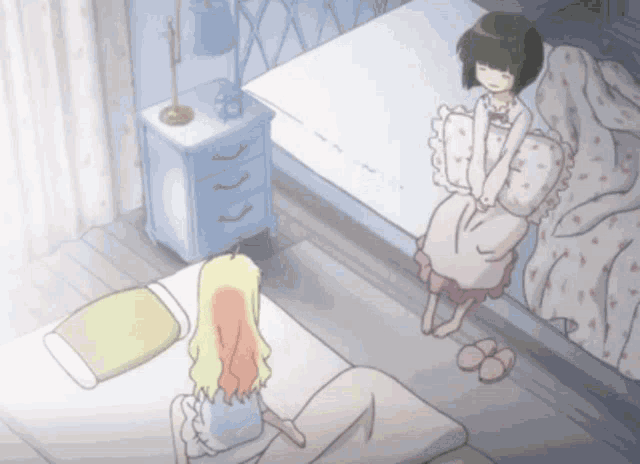 Kiniro Mosaic Anime GIF - Kiniro Mosaic Anime Sleep GIFs