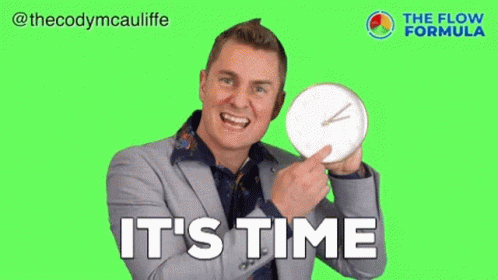 Its Time Times Up GIF