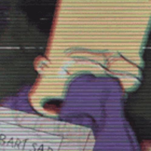 Bart Sad Crying GIF