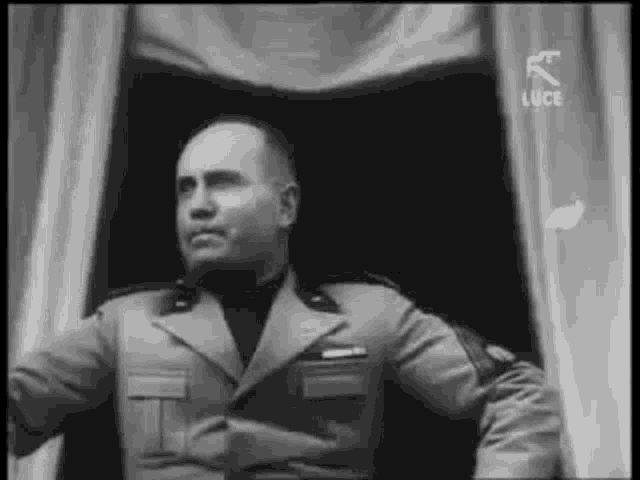 Benito Mussolini Talking GIF - Benito Mussolini Talking Sigh GIFs