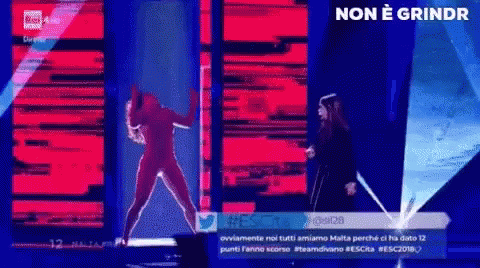 Christabelle Eurovision GIF - Christabelle Eurovision Hungry GIFs