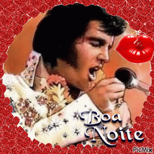 Elvis Presley Boa Noite GIF - Elvis Presley Boa Noite Lips GIFs