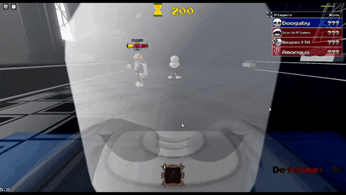 a screenshot of a video game with the number 200 on the top left