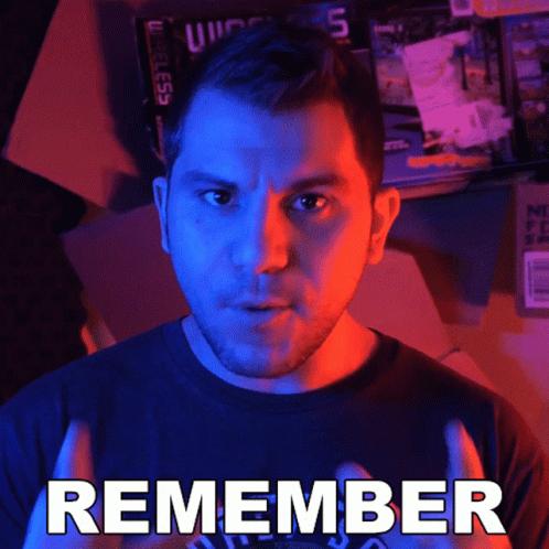 Remember Rerez GIF - Remember Rerez Dont Forget GIFs