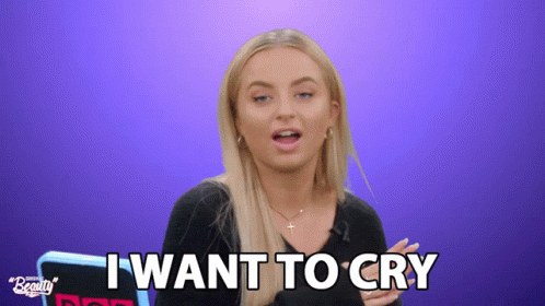 I Want To Cry Cat Warner GIF - I Want To Cry Cat Warner Popbuzz Beauty GIFs