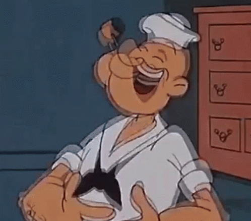 Popeye The Sailor Man Laughing GIF - Popeye The Sailor Man Popeye Laughing GIFs