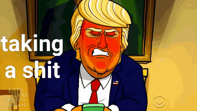 Taking A Shit Donald Trump GIF - Taking A Shit Donald Trump President GIFs