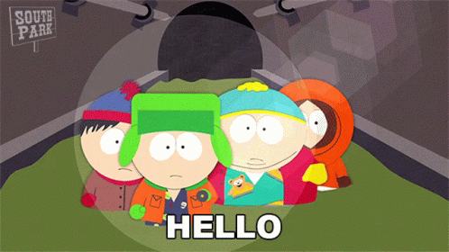Hello Kyle Broflovski GIF - Hello Kyle Broflovski Eric Cartman GIFs
