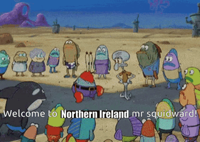 Northern Ireland Squidward GIF - Northern Ireland Squidward Ireland GIFs