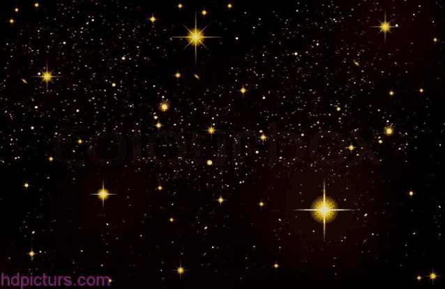 stock image of a starry night sky with many stars