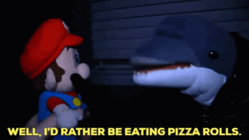 Sml Loan Dolphin GIF - Sml Loan Dolphin Well If Rather Be Eating Pizza Rolls GIFs